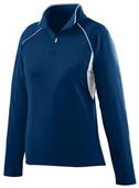 Augusta Womens Poly/Spandex Half-Zip Pullover