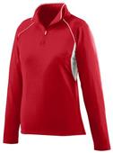 Augusta Womens Poly/Spandex Half-Zip Pullover CO Augusta Womens Poly/Spandex Half-Zip Pullover CO
