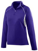 Augusta Womens Poly/Spandex Half-Zip Pullover