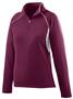 Augusta Womens Poly/Spandex Half-Zip Pullover
