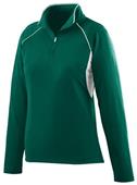Augusta Womens Poly/Spandex Half-Zip Pullover