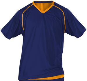 Outside: NAVY, Inside: ORANGE