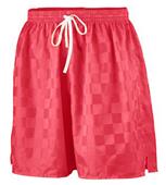 Augusta Long Checkerboard Nylon Youth Soccer Short