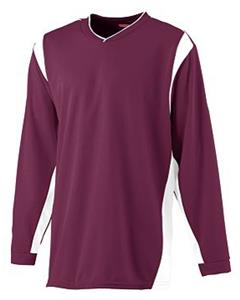 MAROON/ WHITE