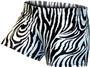 Gem Gear Compression Zebra Print Volleyball Shorts