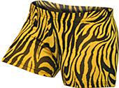 Gem Gear Compression Zebra Print Volleyball Shorts