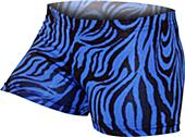 Gem Gear Compression Zebra Print Volleyball Shorts