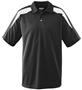 Adult Wicking Textured Color Block Sport Shirt