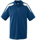 Augusta Adult Wicking Textured Color Block Shirt