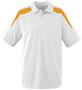 Adult Wicking Textured Color Block Sport Shirt