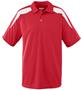 Adult Wicking Textured Color Block Sport Shirt
