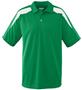 Adult Wicking Textured Color Block Sport Shirt