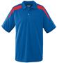 Adult Wicking Textured Color Block Sport Shirt