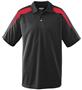 Adult Wicking Textured Color Block Sport Shirt