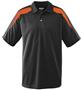 Adult Wicking Textured Color Block Sport Shirt