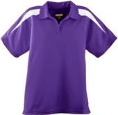 Augusta Ladies' Wicking Textured Color Block Shirt