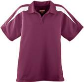 Augusta Ladies' Wicking Textured Color Block Shirt
