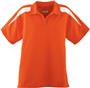 Ladies Wicking Textured Color Block Sport Shirt