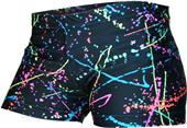 Gem Gear Compression Black Paint Splatter Shorts Gem Gear Compression Black Paint Splatter Shorts
