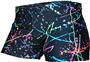 Gem Gear Compression Black Paint Splatter Shorts