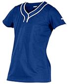 Womens Fastpitch Softball 2 Button Pullover Jersey