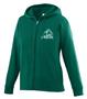 Ladies Wicking Fleece Full Zip Hooded Sweatshirt