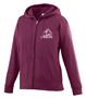 Ladies Wicking Fleece Full Zip Hooded Sweatshirt