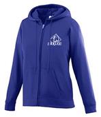 Augusta Ladies' Wicking Fleece Full Zip Hoodie