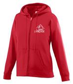 Augusta Ladies' Wicking Fleece Full Zip Hoodie