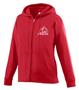 Ladies Wicking Fleece Full Zip Hooded Sweatshirt