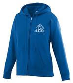 Augusta Ladies' Wicking Fleece Full Zip Hoodie