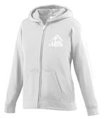 Augusta Wicking Fleece Full Zip Girls' Hoodie