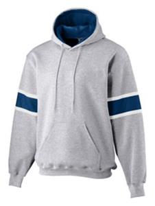 ATHLETIC HEATHER/ NAVY/ WHITE