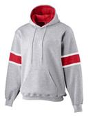 Augusta Heavyweight Three-Color Hooded Sweatshirt