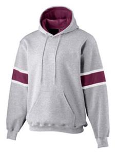 ATHLETIC HEATHER/ MAROON/ WHITE