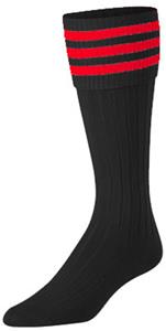 BLACK/SCARLET