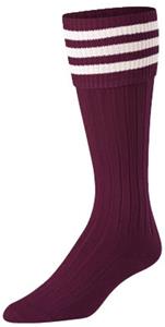 MAROON/WHITE