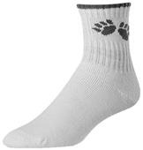 Twin City Quarter Paw Print Socks-Closeout