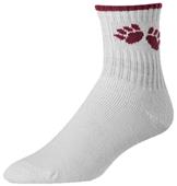 Twin City Quarter Paw Print Socks-Closeout