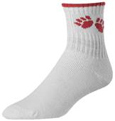Twin City Quarter Paw Print Socks-Closeout