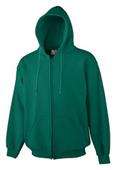 Augusta Heavyweight Zip Front Hooded Sweatshirt