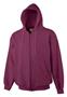 Augusta Heavyweight Zip Front Hooded Sweatshirt