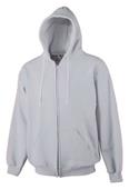 Augusta Heavyweight Zip Front Hooded Sweatshirt