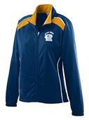 Augusta Ladies' Brushed Tricot Tri-Color Jacket
