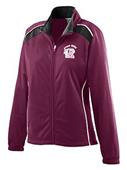 Augusta Ladies' Brushed Tricot Tri-Color Jacket