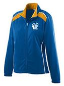 Augusta Ladies' Brushed Tricot Tri-Color Jacket