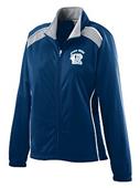 Augusta Ladies' Brushed Tricot Tri-Color Jacket