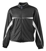 Augusta Two Color Brushed Tricot Youth Jacket