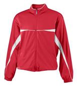 Augusta Two Color Brushed Tricot Youth Jacket