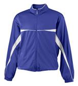 Augusta Two Color Brushed Tricot Youth Jacket